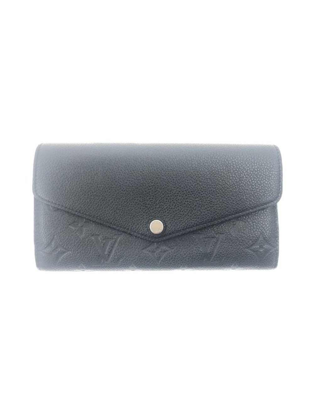 Louis Vuitton Monogram Empreinte Portefeuille Sarah Wallet Black